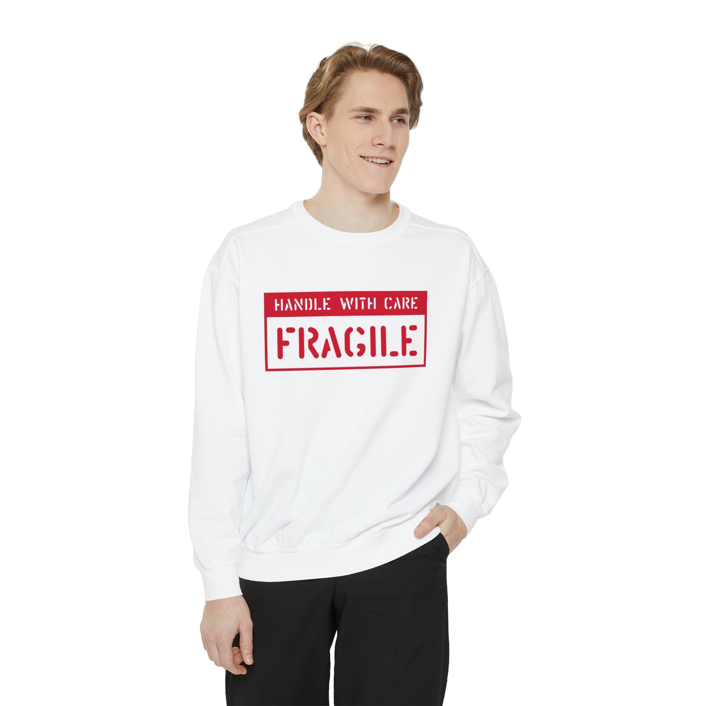 Fragile Garment-Dyed Sweatshirt