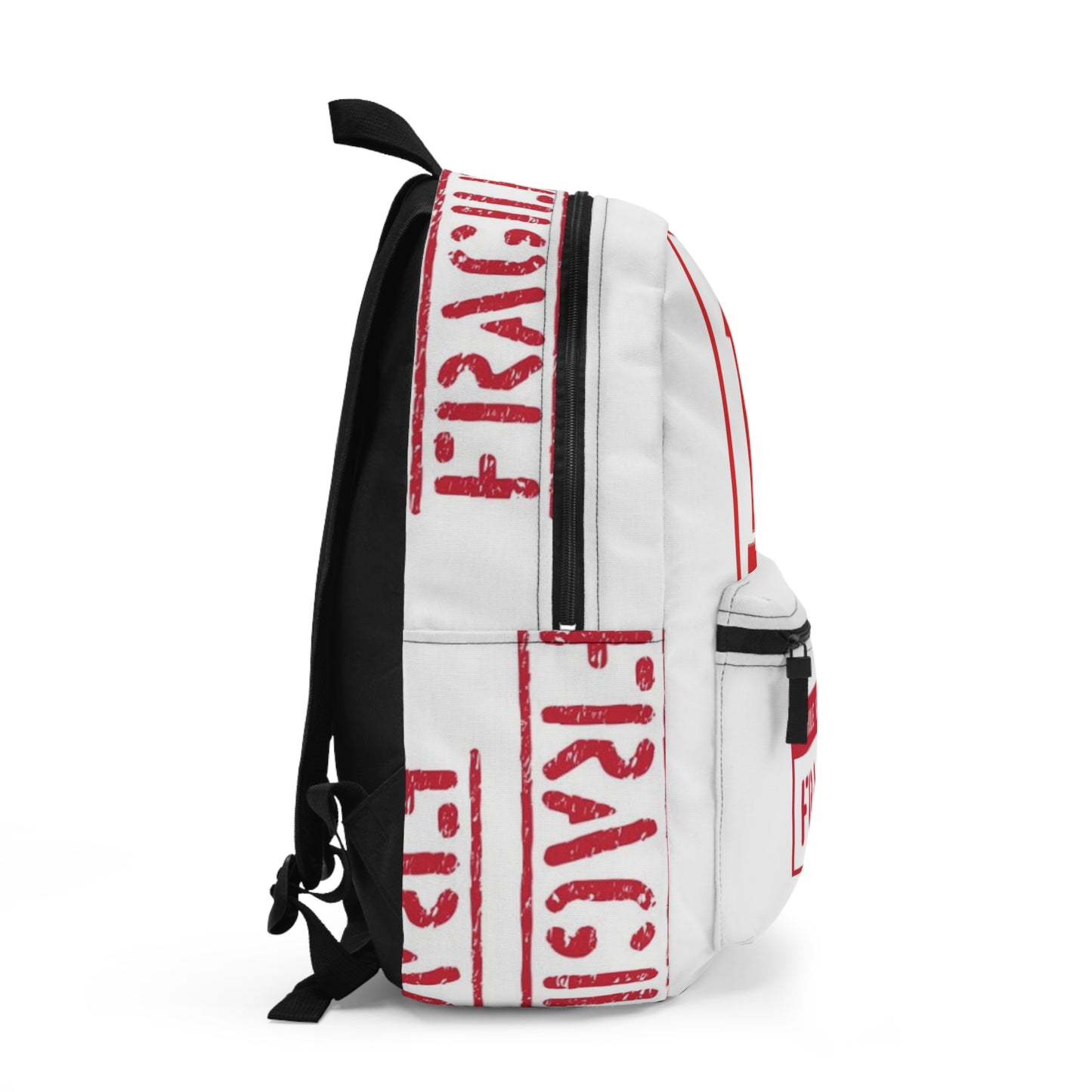 Backpack Fragile Print