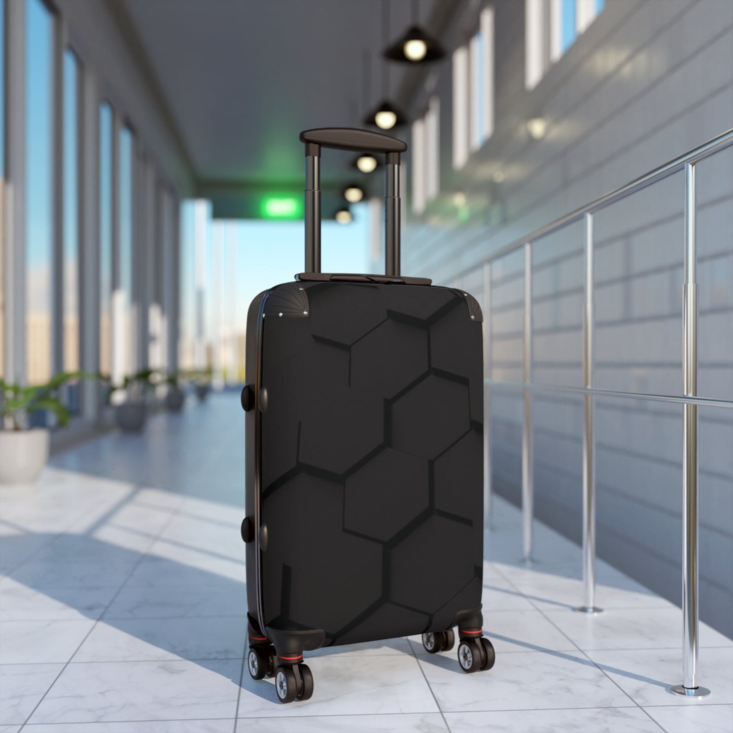 Suitcase Black Honeycomb