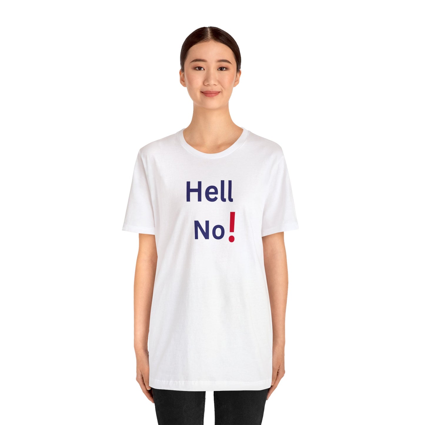 Unisex Hell No Jersey Short Sleeve Tee