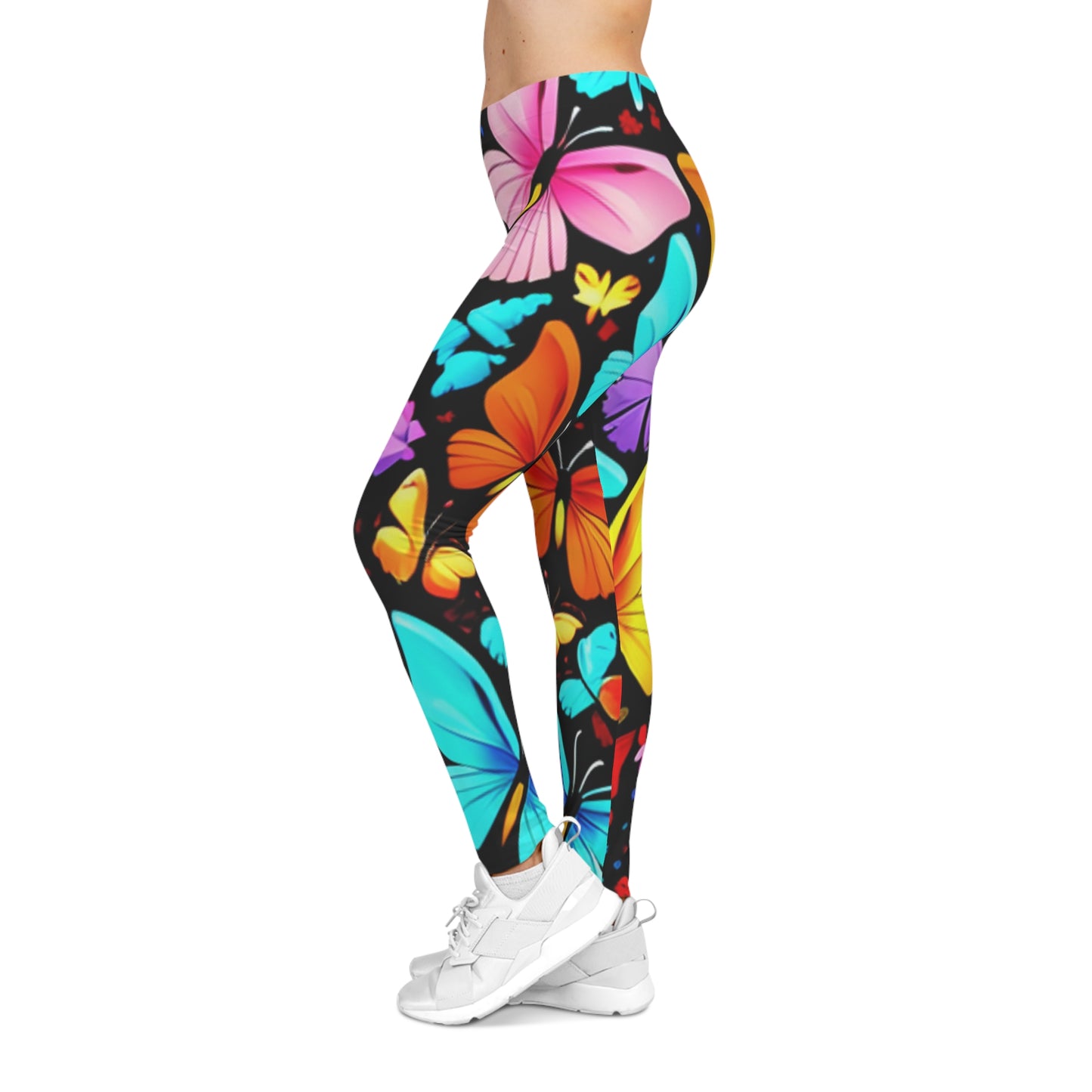 Butterfly Casual Leggings (AOP)