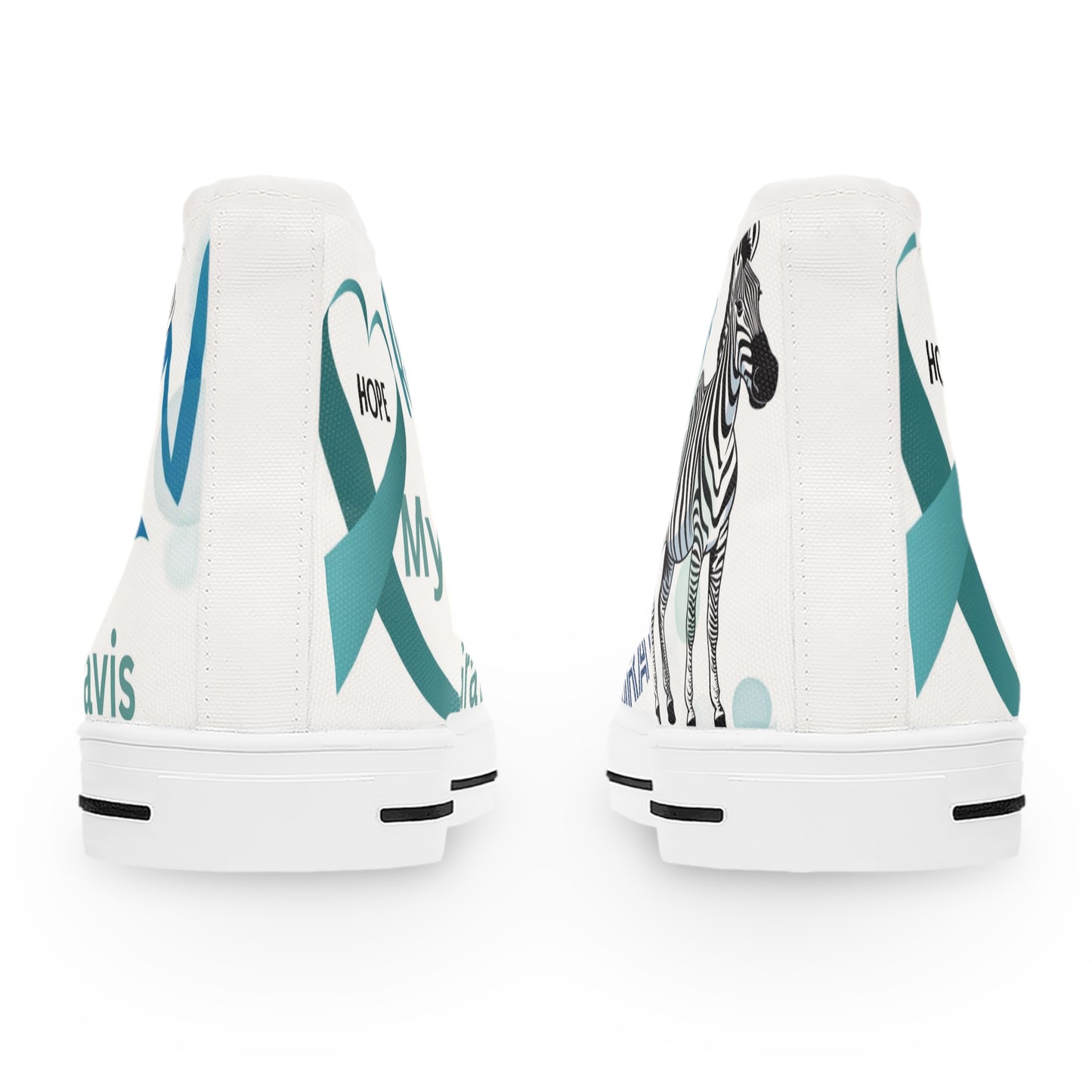 1 pair Awareness Myasthenia Gravis Women's High Top Sneakers