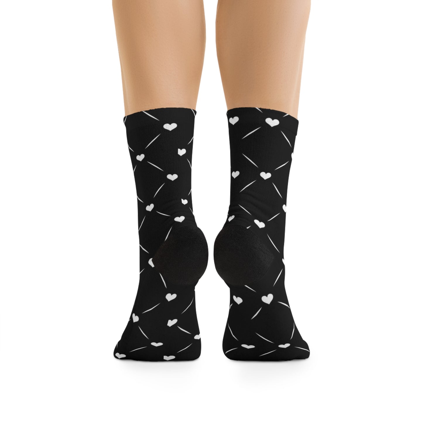 Recycled Poly Heart Socks