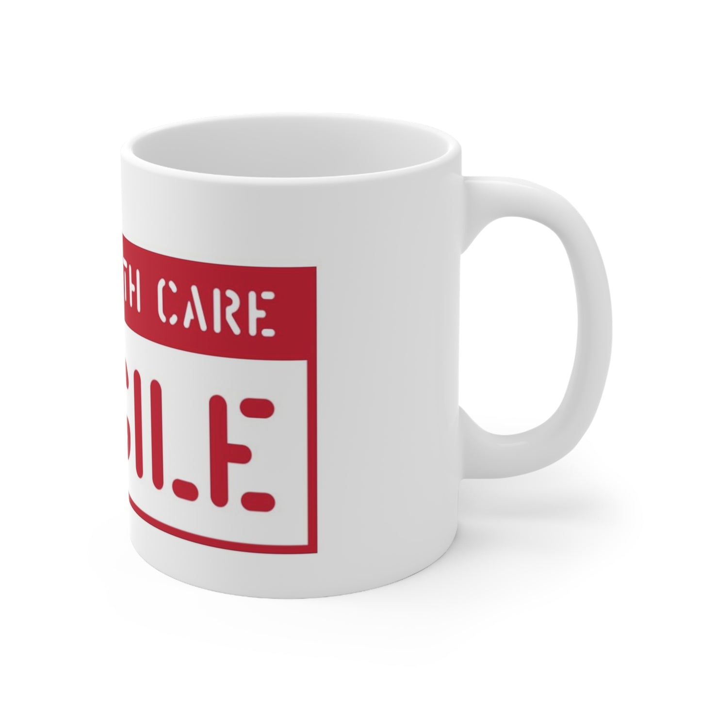 Fragile Ceramic Mug 11oz