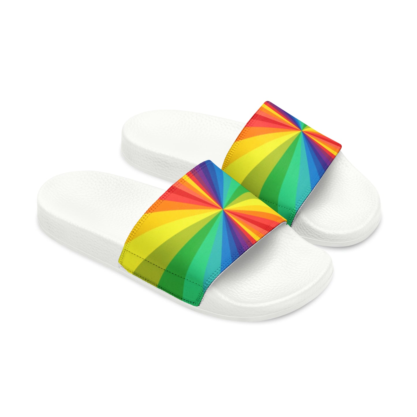 Rainbow Women's PU Slide Sandals