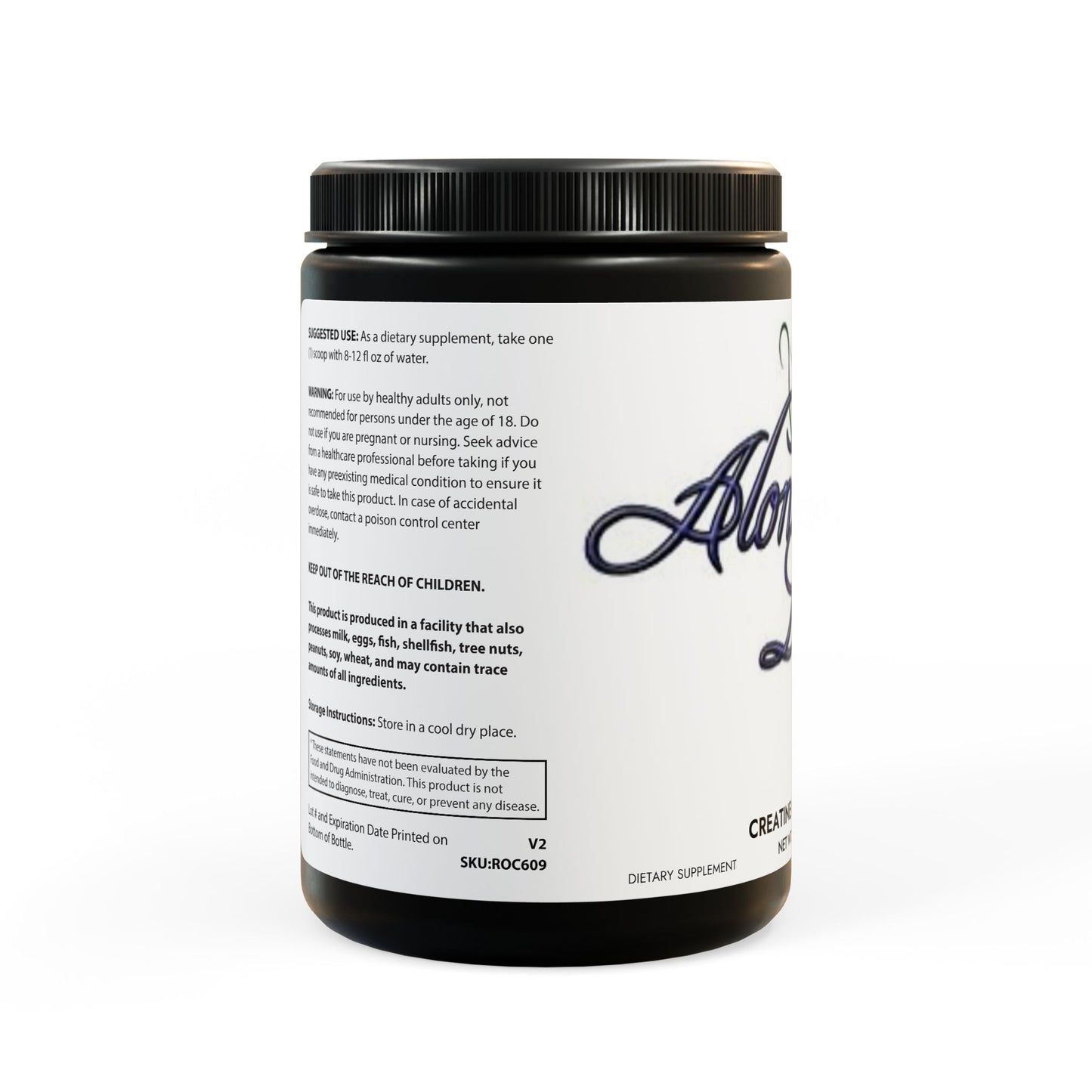 Creatine Monohydrate Supplement (300g, 10.58oz)