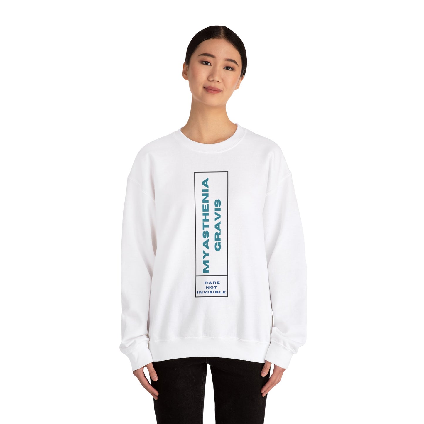 myasthenia gravis Heavy Blend™ Crewneck Sweatshirt