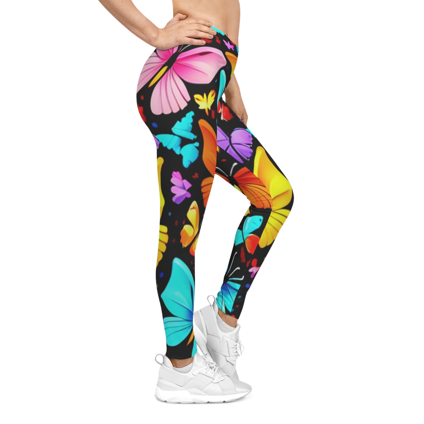 Butterfly Casual Leggings (AOP)