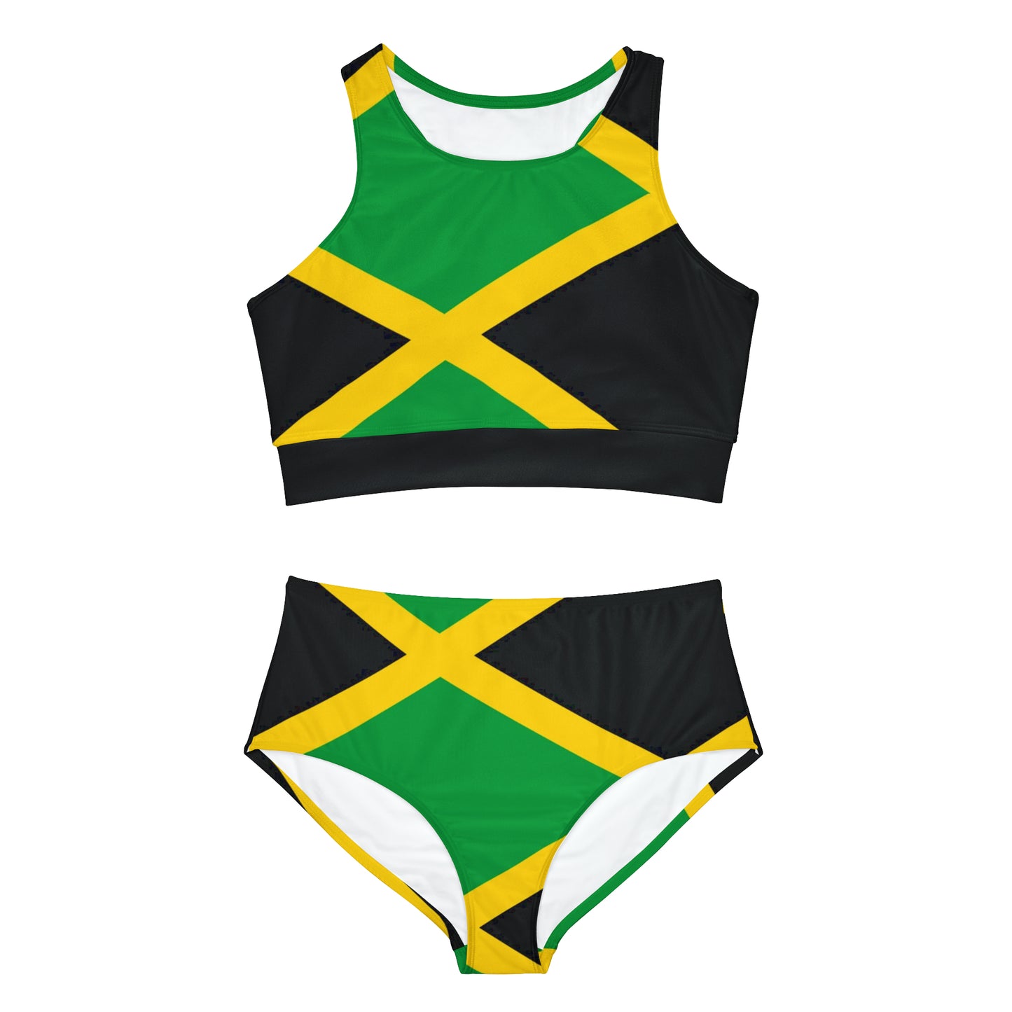 Jamaican Sporty Bikini Set (AOP)