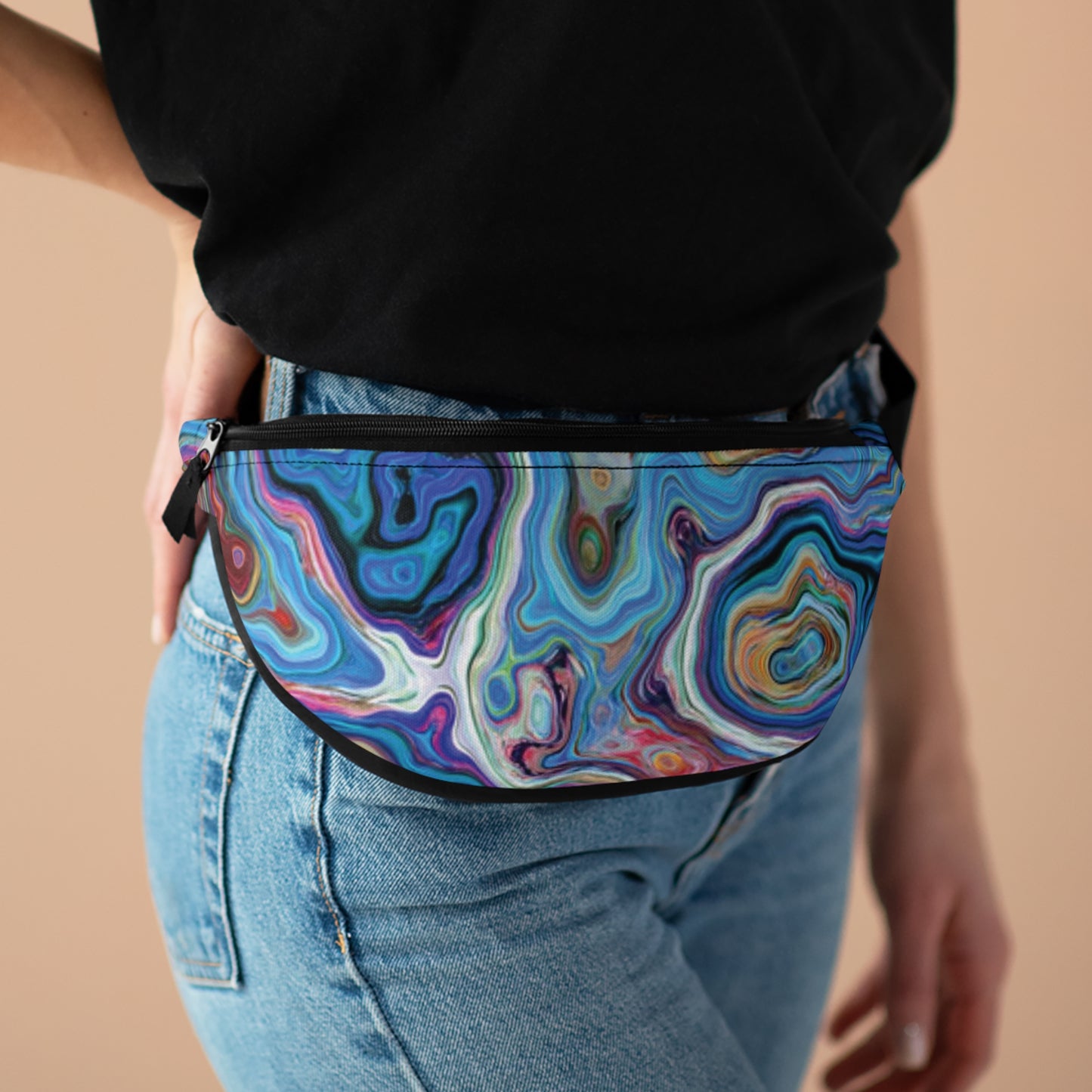 Marble Fanny Pack