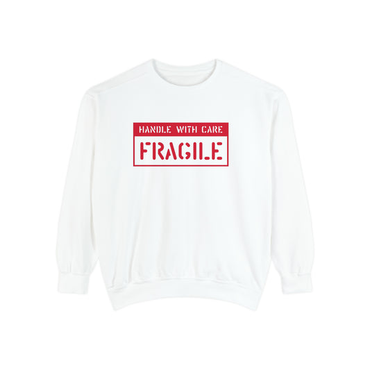 Fragile Garment-Dyed Sweatshirt