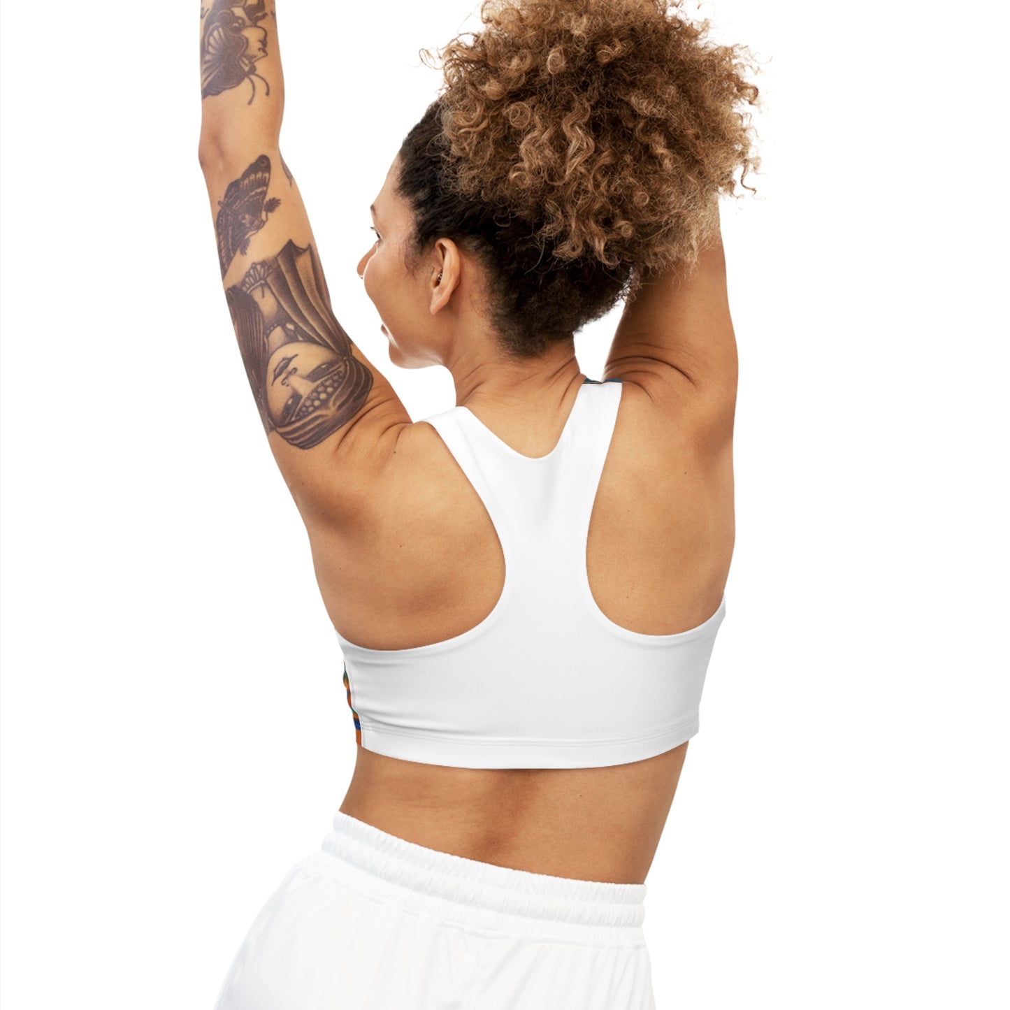 Multicolored Sports Bra (AOP)