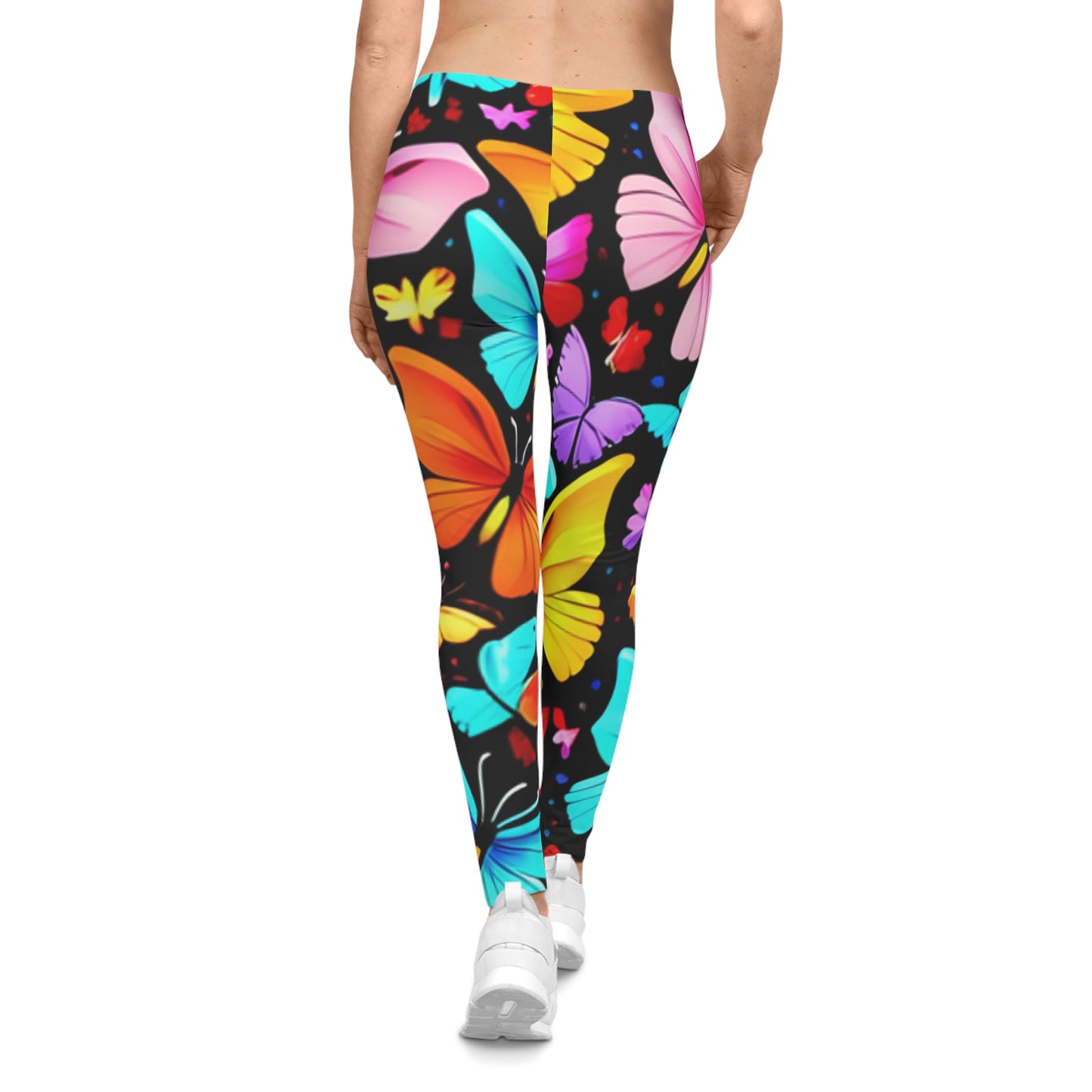 Butterfly Casual Leggings (AOP)