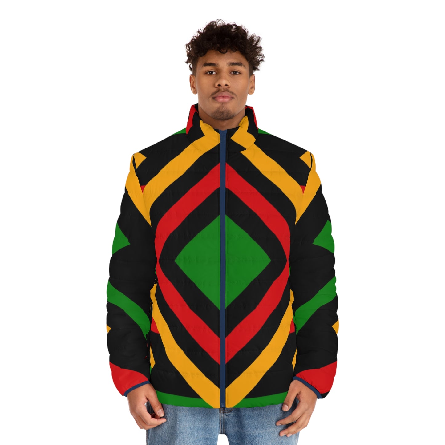 Men's Puffer Jacket (AOP)