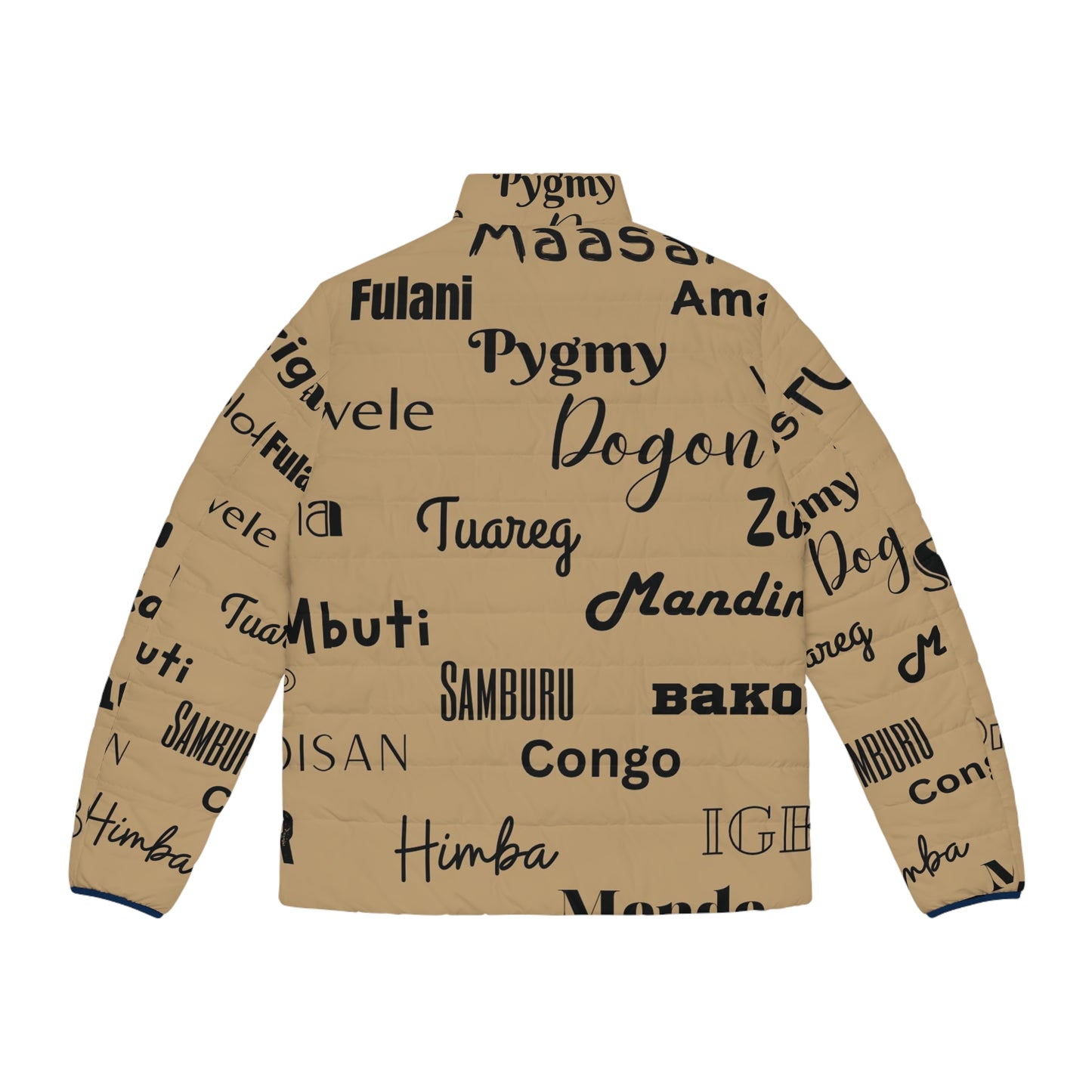 African Tribe Puffer Jacket