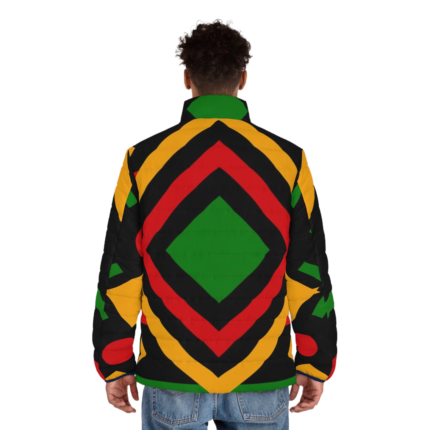 Men's Puffer Jacket (AOP)