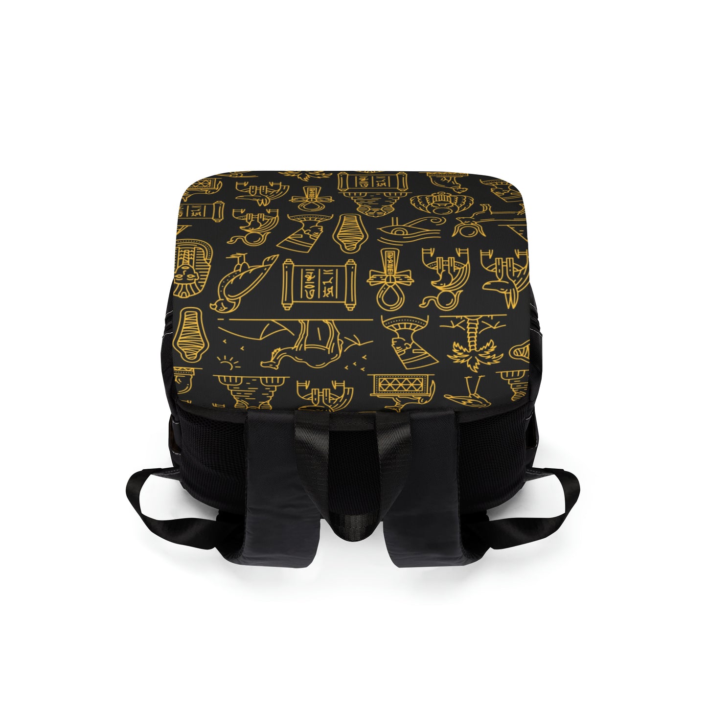 Egyptian Print Shoulder Backpack