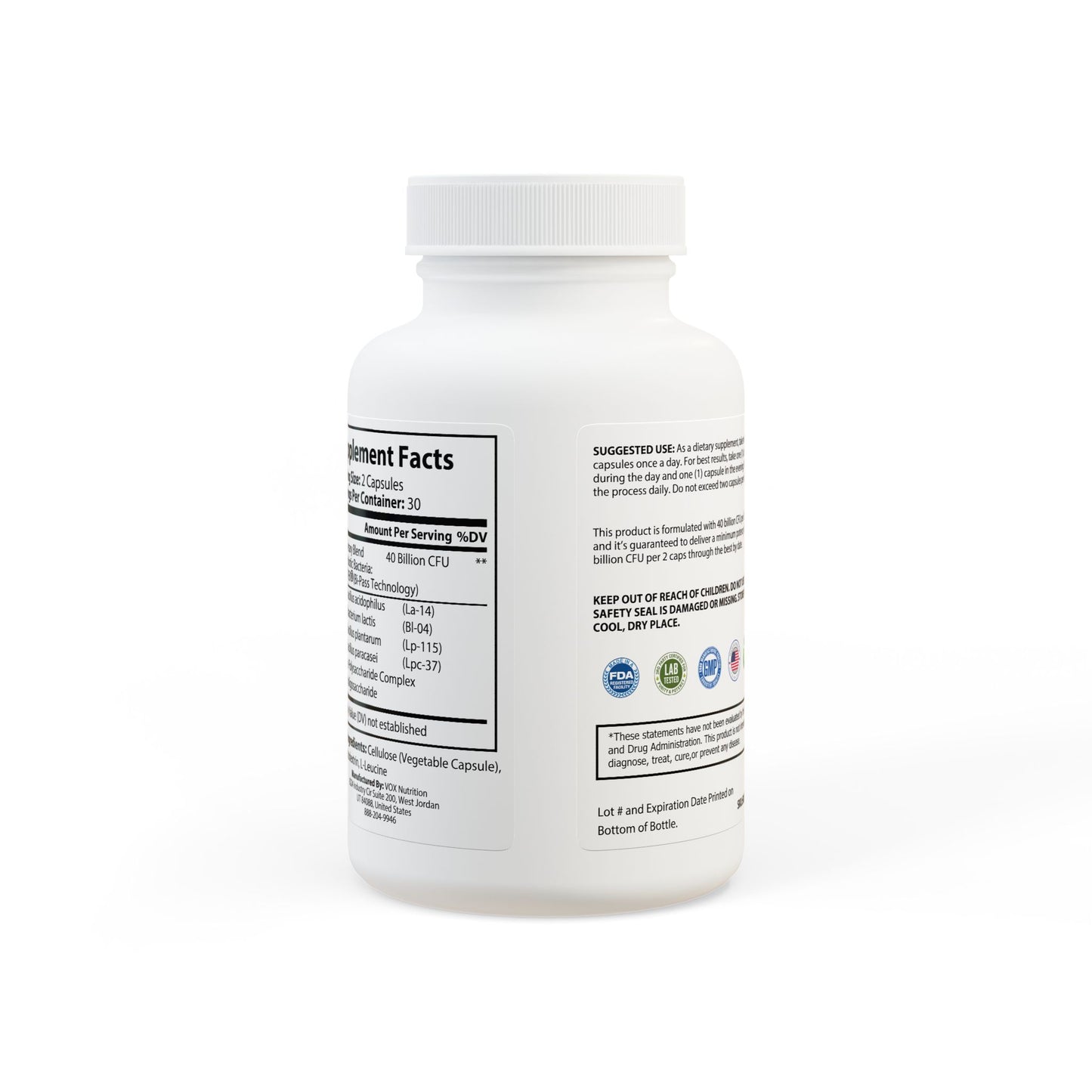 Aloma Lilly Probiotics Supplement (60 Capsules)