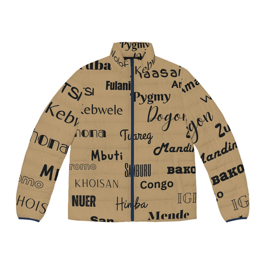 African Tribe Puffer Jacket