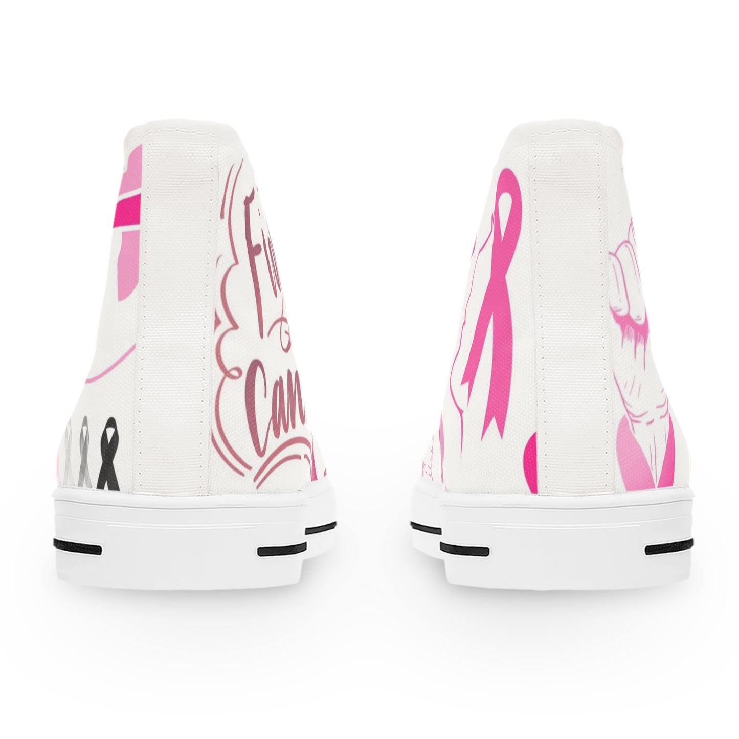 Awareness Fight Cancer High Top Sneakers