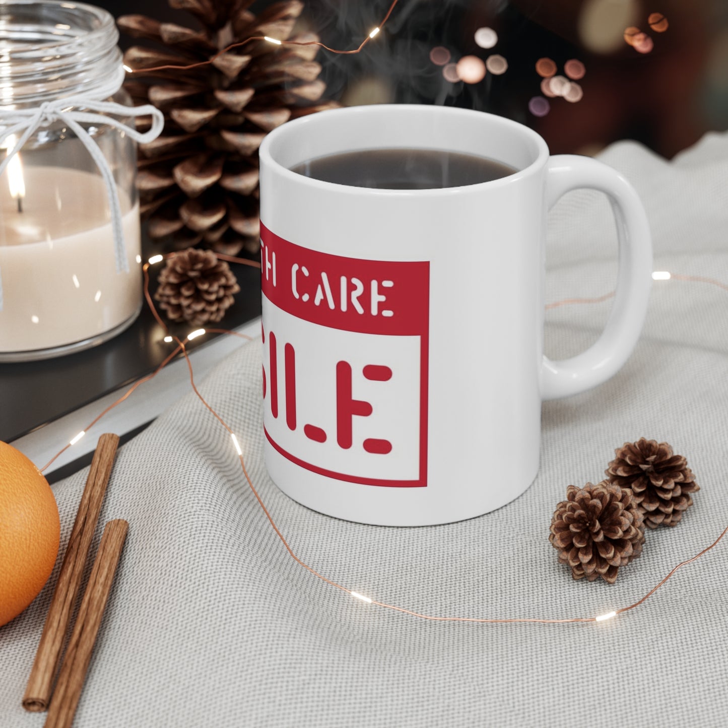 Fragile Ceramic Mug 11oz