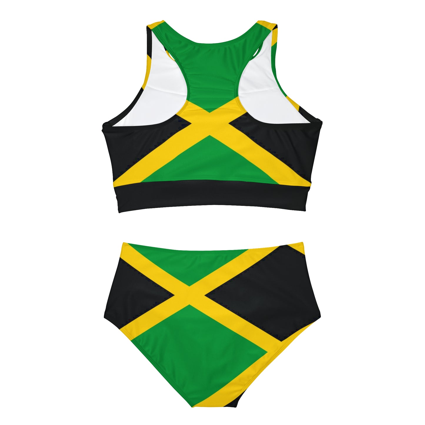 Jamaican Sporty Bikini Set (AOP)