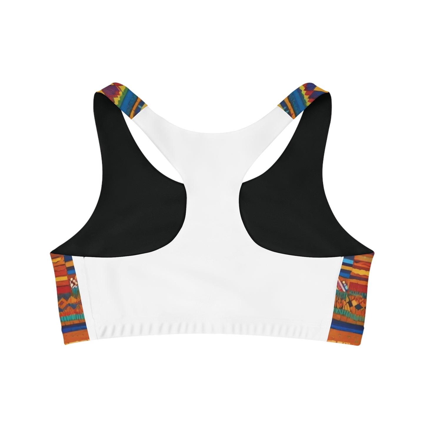 Multicolored Sports Bra (AOP)