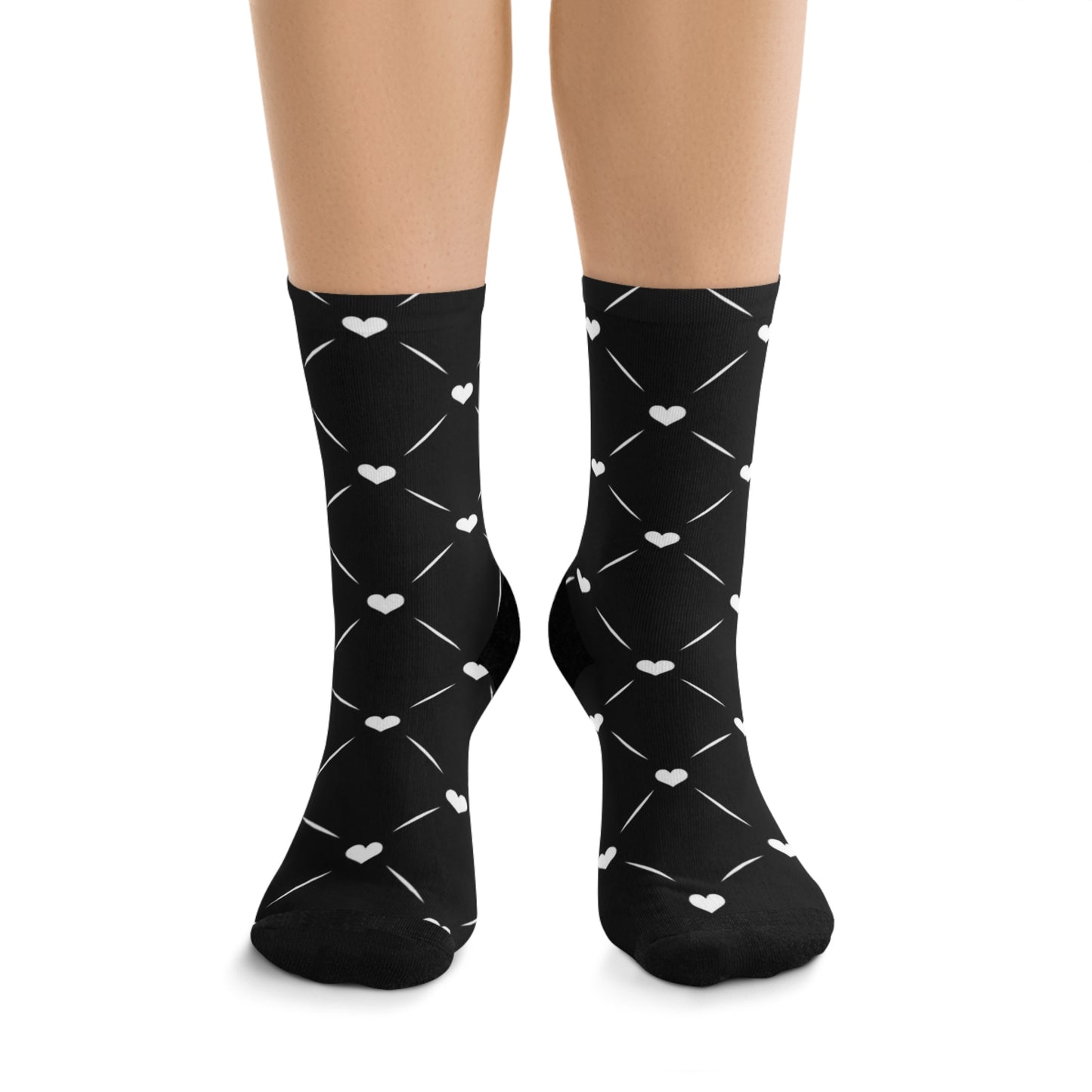 Recycled Poly Heart Socks