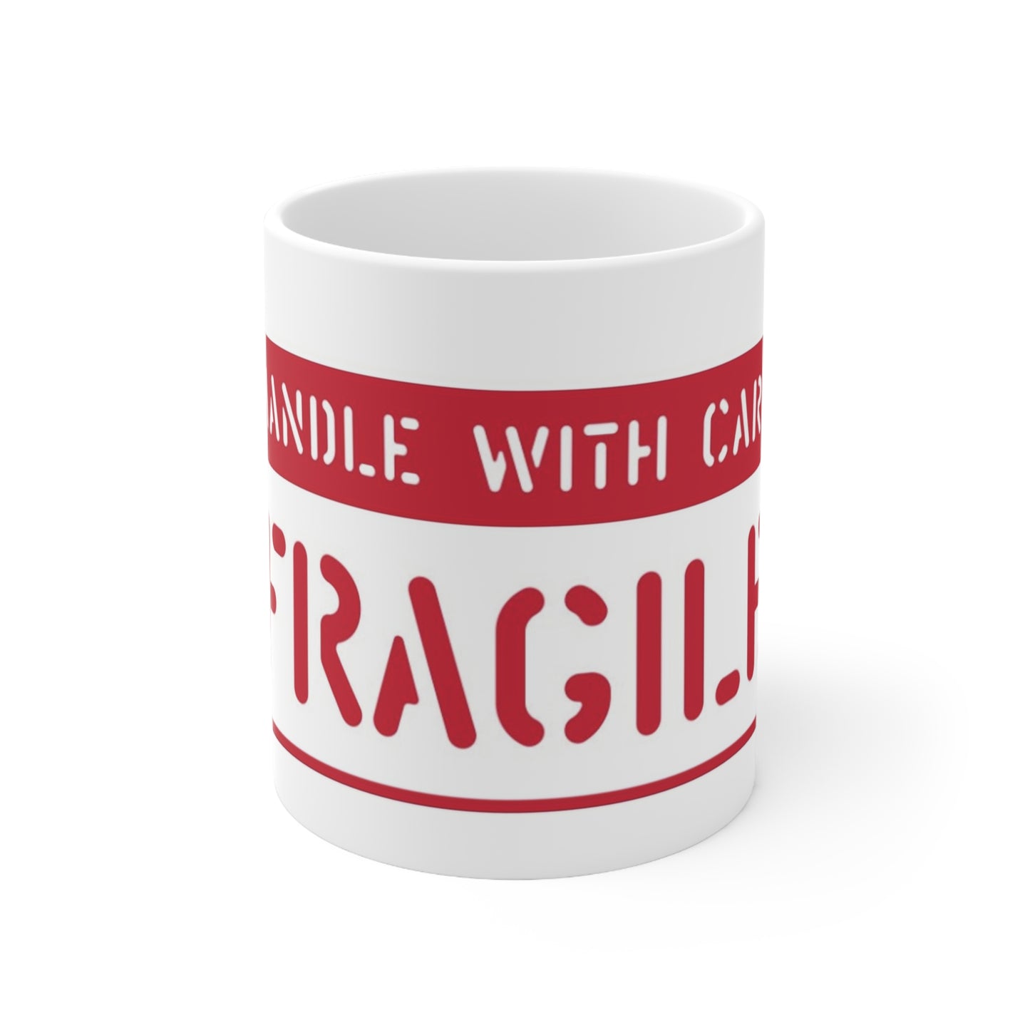 Fragile Ceramic Mug 11oz