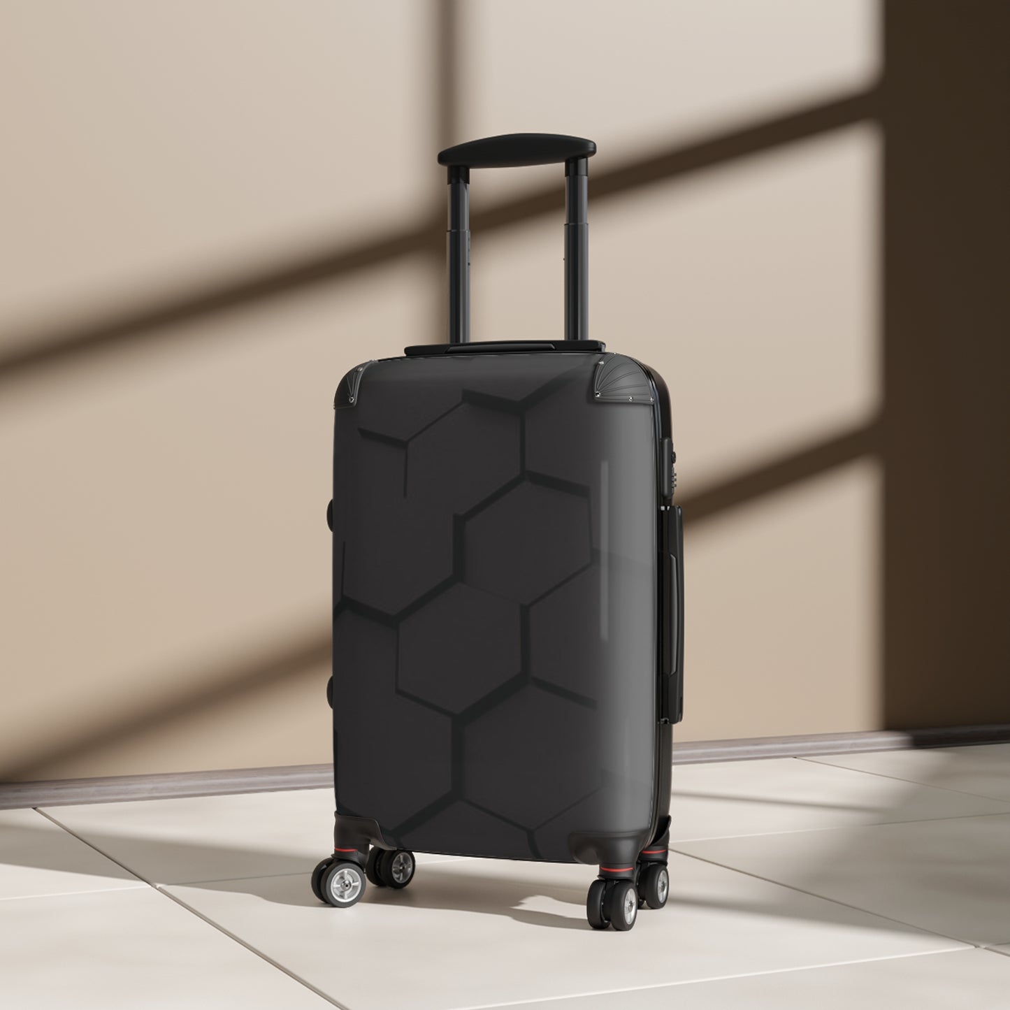 Suitcase Black Honeycomb