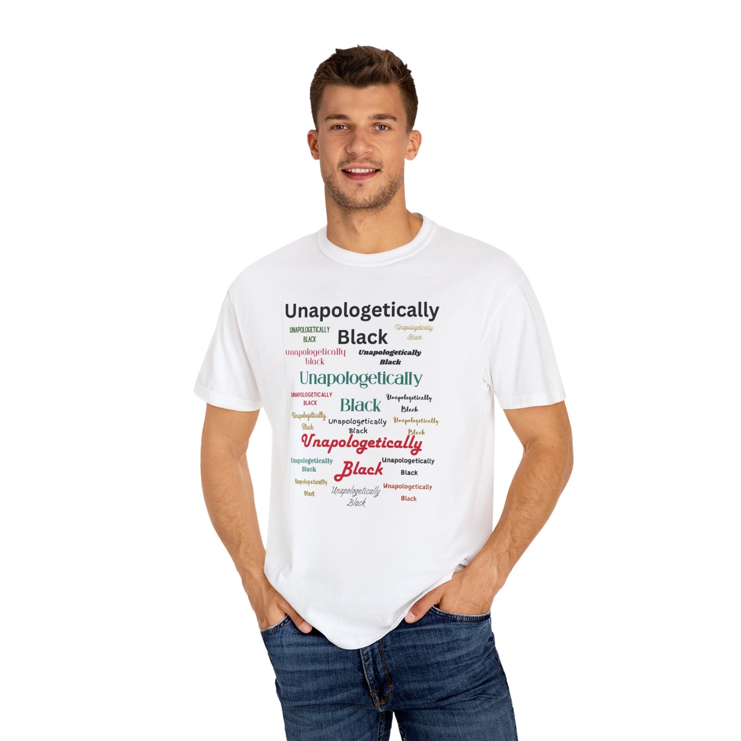 Unapologetically Black Garment-Dyed T-shirt