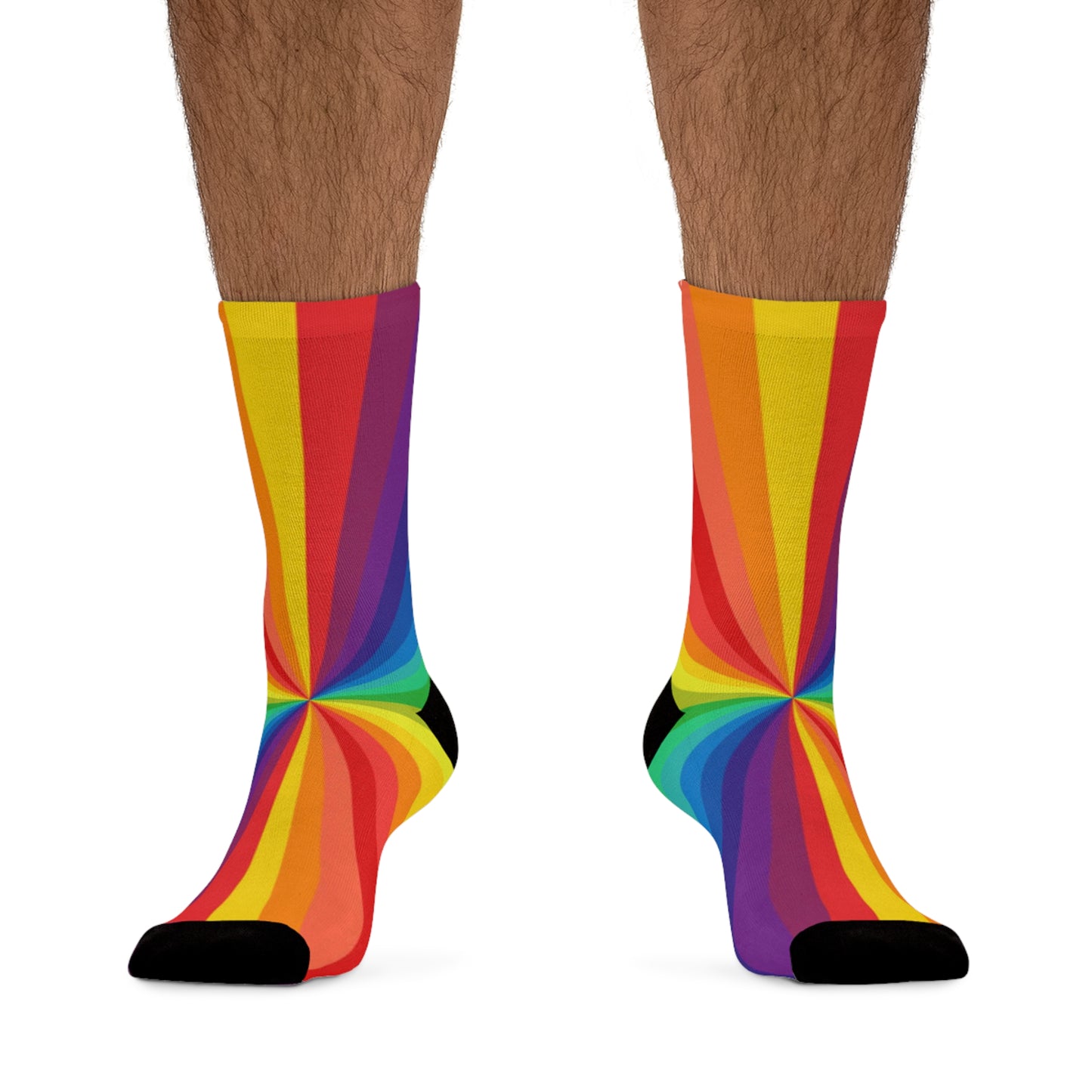 Rainbow Recycled Poly Socks