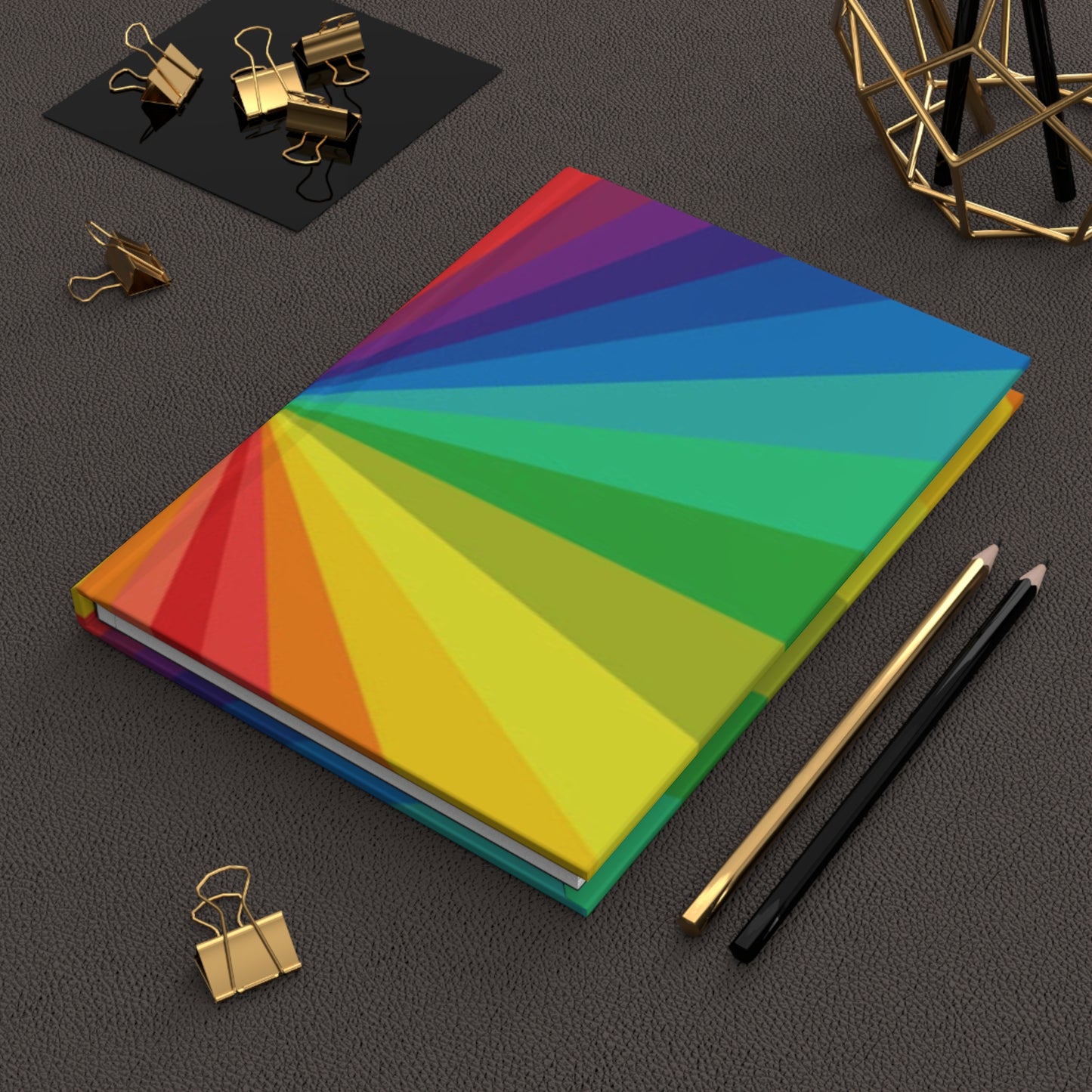 Rainbow Hardcover Journal Matte