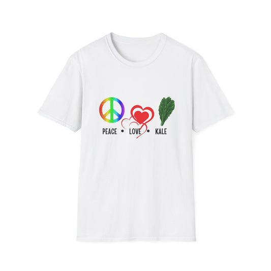 Peace Love Kale Unisex Softstyle T-Shirt