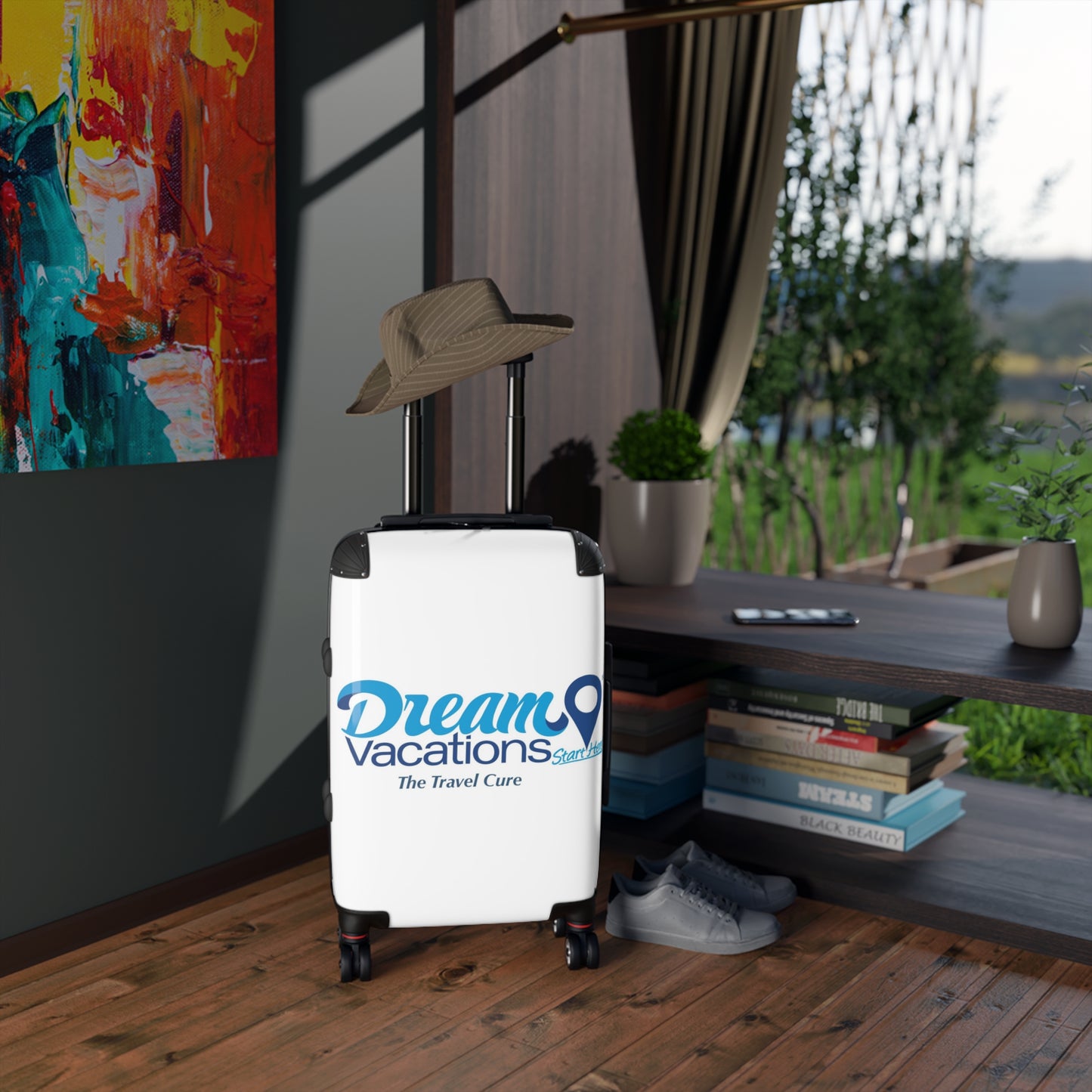 Suitcase with Dream Vacations
