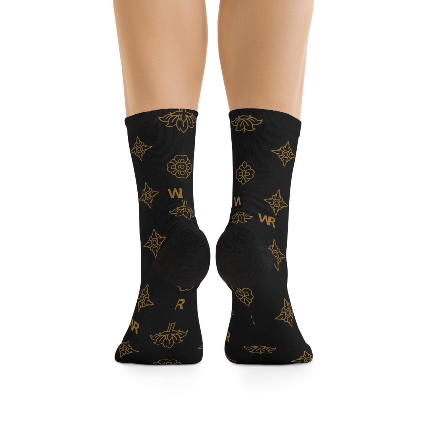 Signature Luxe Print Poly Socks