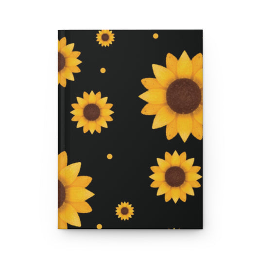 Sunflower Hardcover Journal Matte