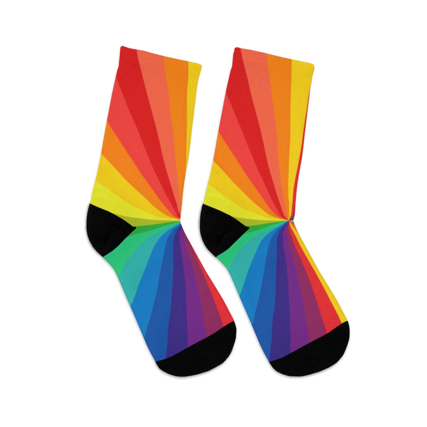 Rainbow Recycled Poly Socks