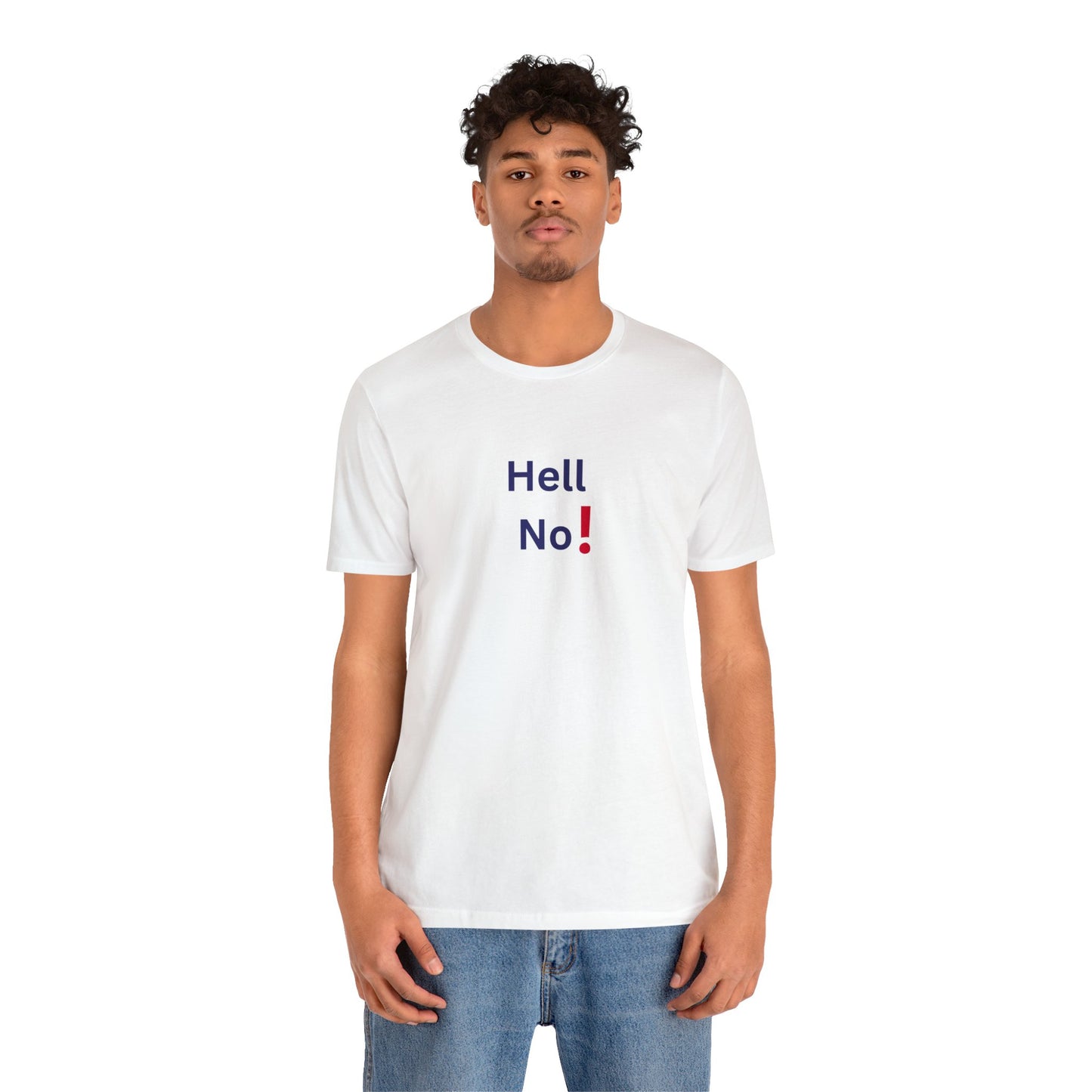 Unisex Hell No Jersey Short Sleeve Tee