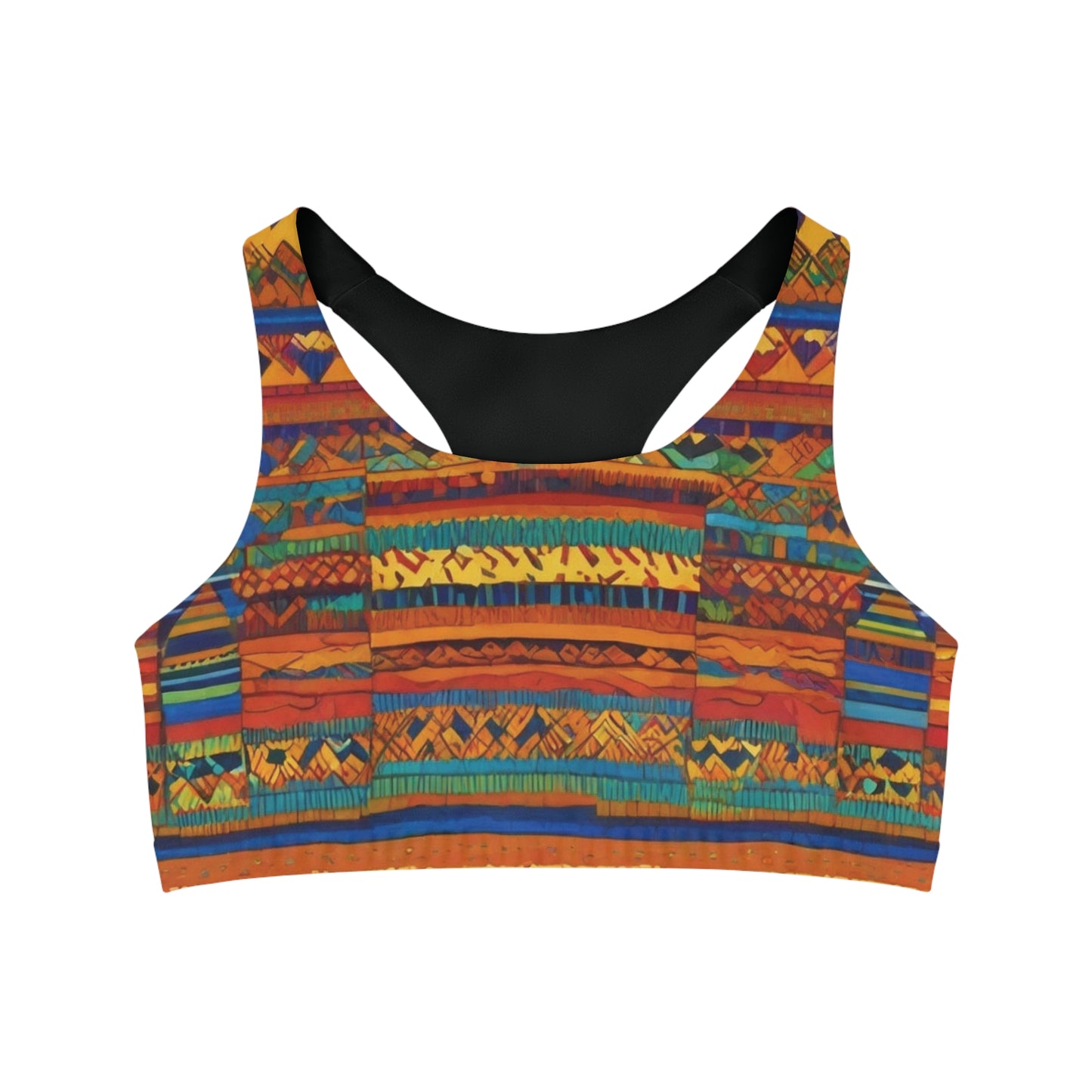 Multicolored Sports Bra (AOP)