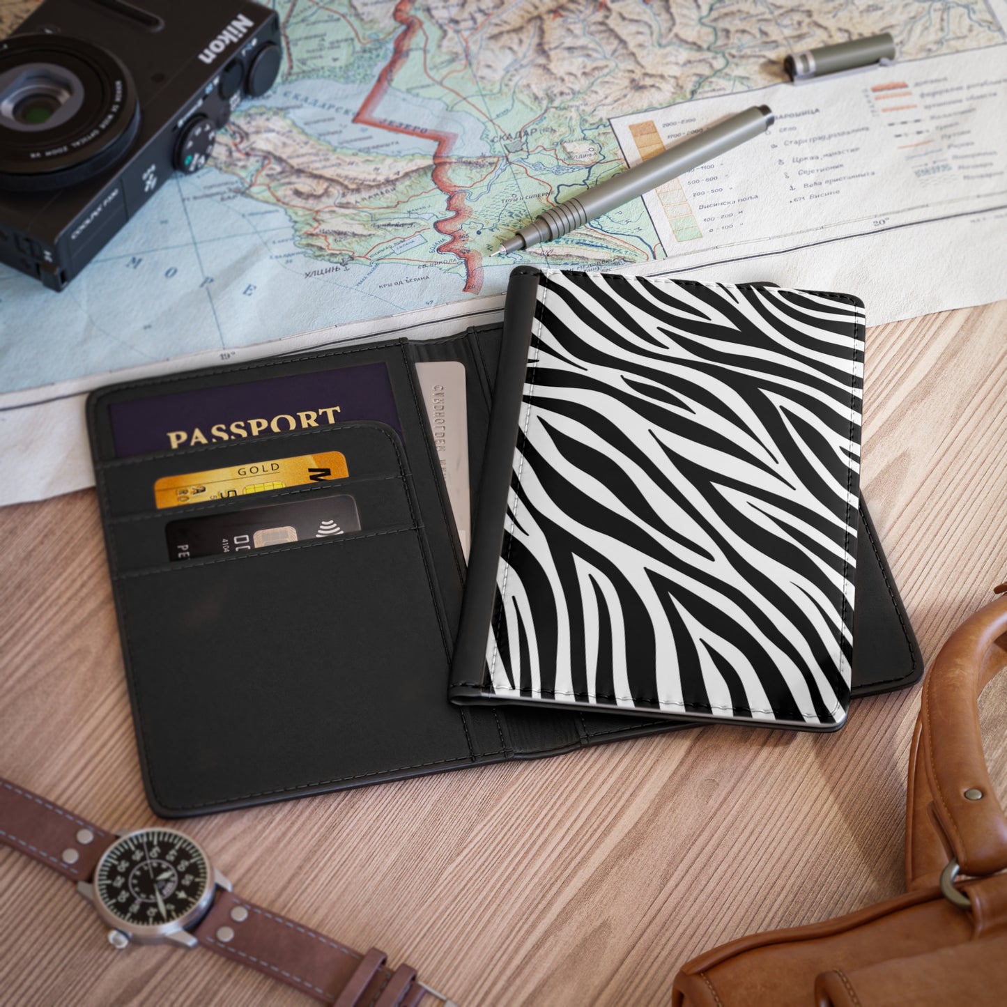 Passport Cover zebra