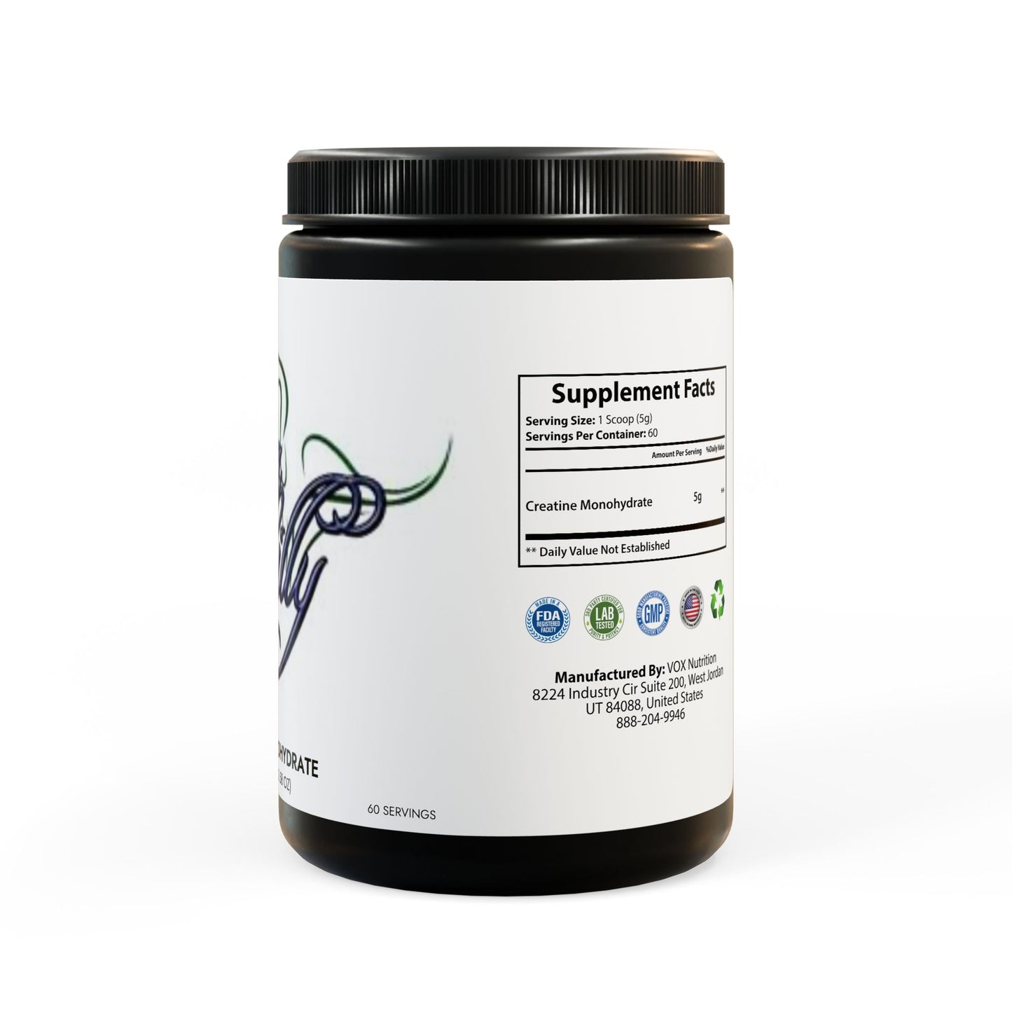 Creatine Monohydrate Supplement (300g, 10.58oz)