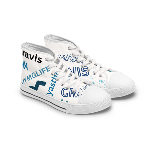 Awareness Myasthenia Gravis Women's High Top Sneakers