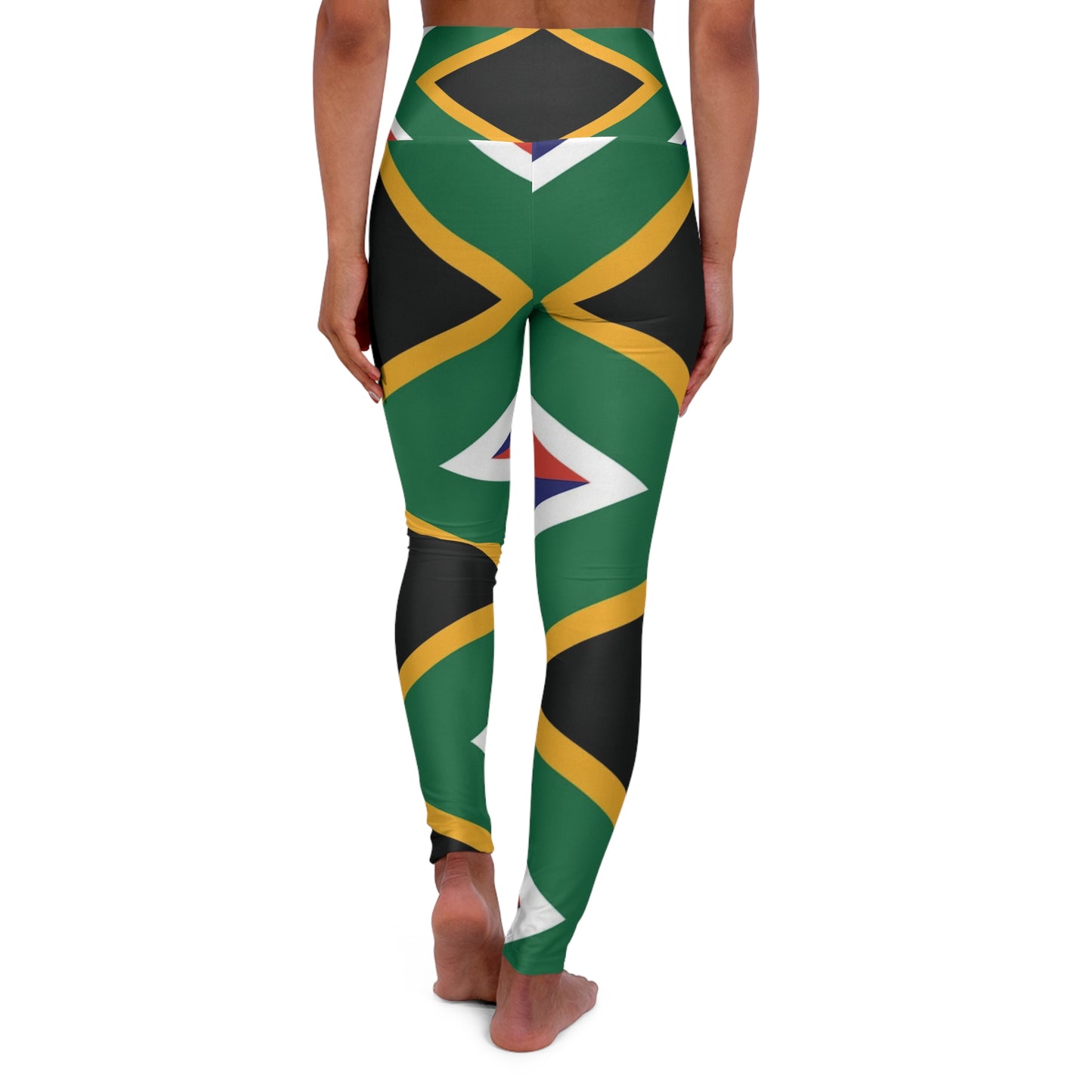 African flag Yoga Leggings (AOP)