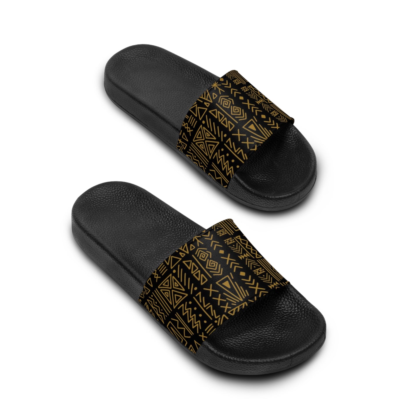 Tribal Print Slide Sandals