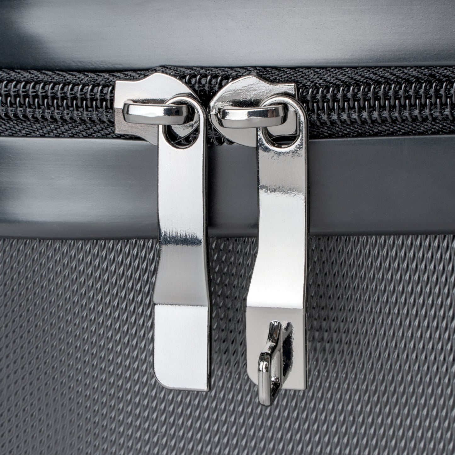 Suitcase with rainbow print