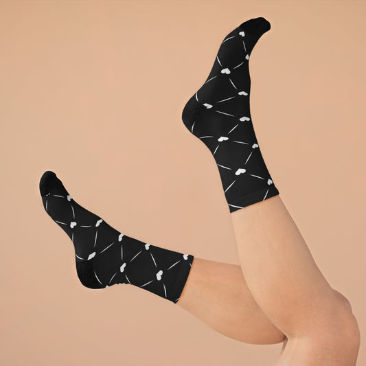 Recycled Poly Heart Socks