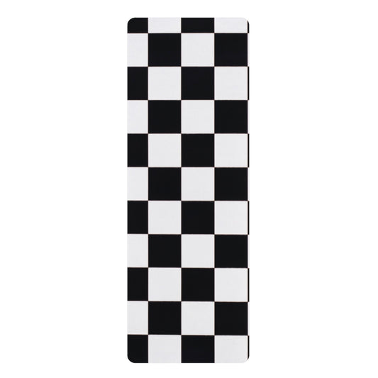 Checkered Rubber Yoga Mat