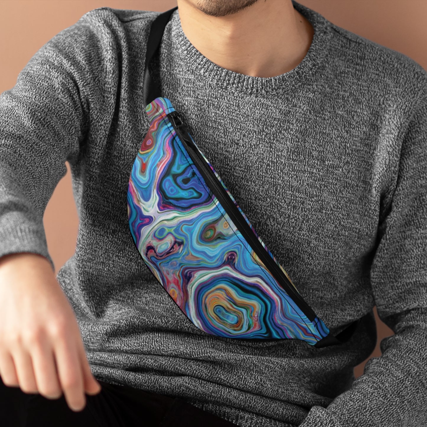 Marble Fanny Pack