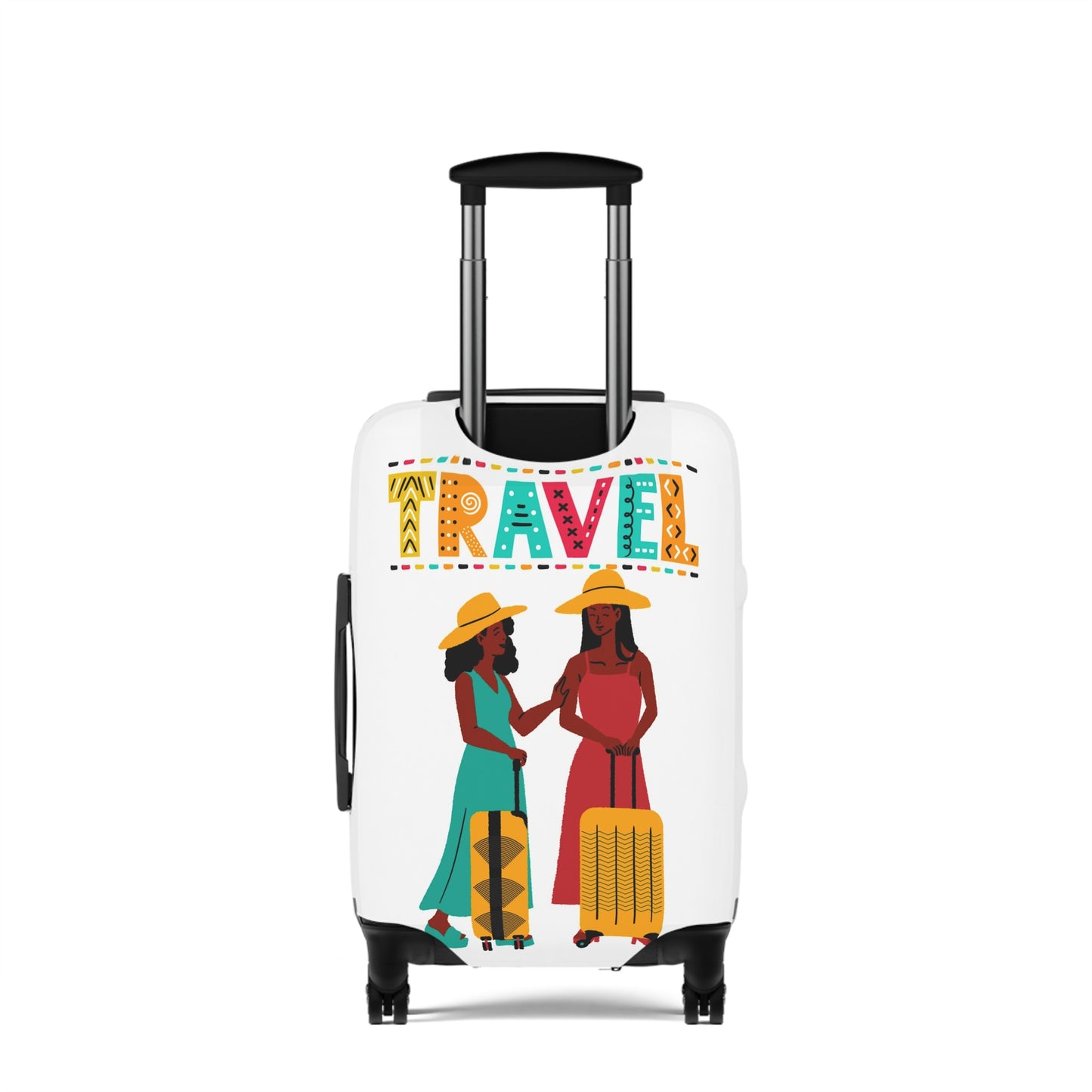 Luggage Cover Woman who love to travel